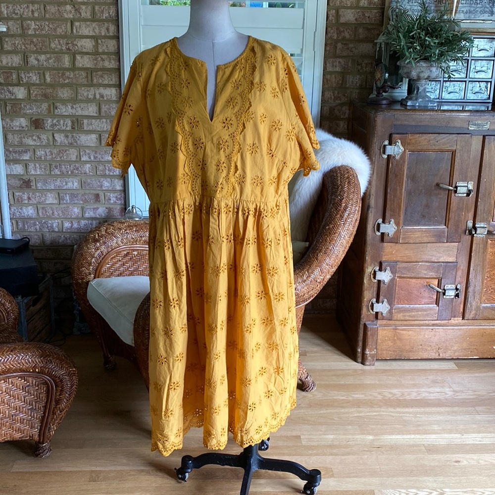 MADEWELL SHORT SLEEVE DRESS PLUS 22 NEW